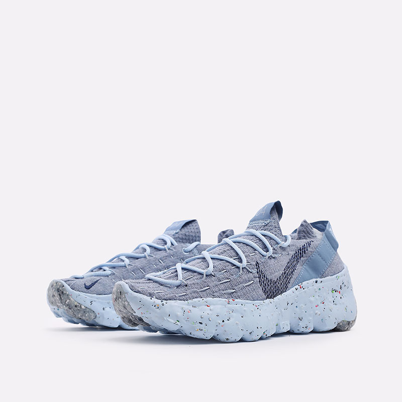 женские голубые кроссовки Nike WMNS Space Hippie 04 CD3476-401 - цена, описание, фото 2